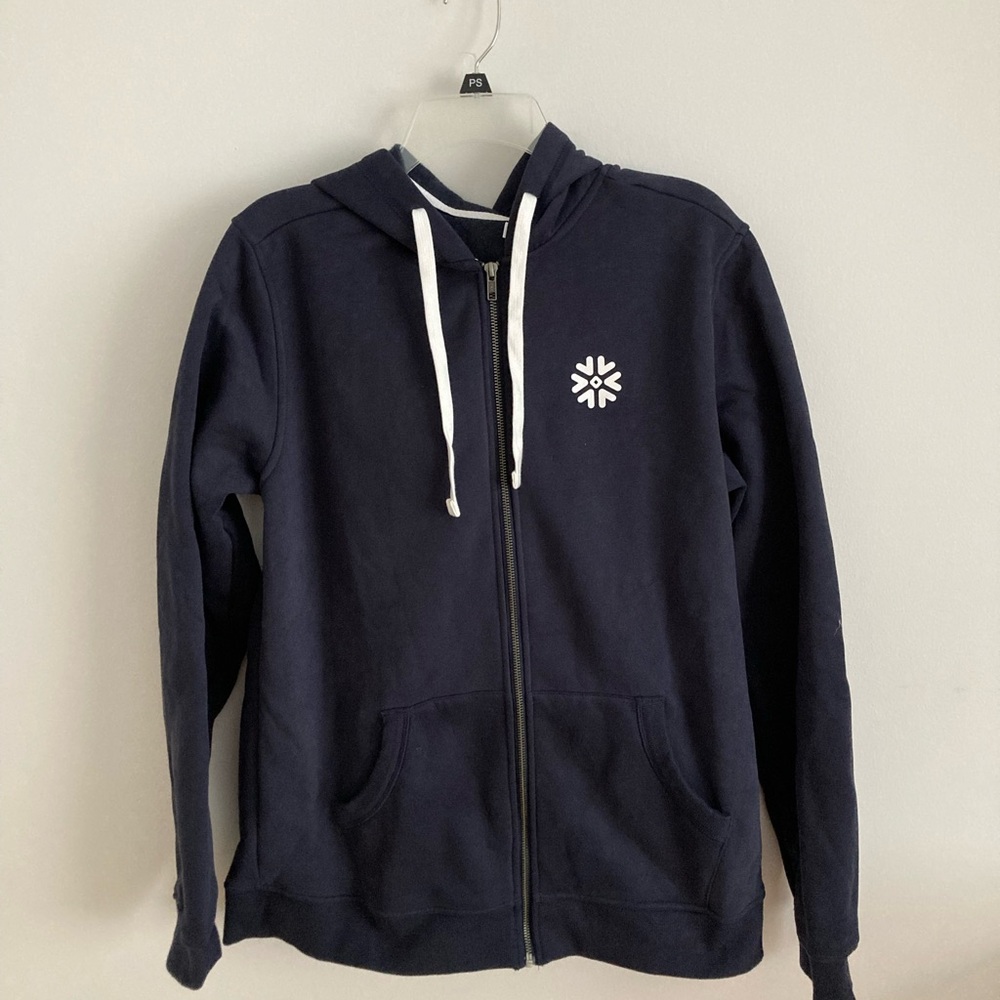 Zip up Hoodie sweatshirt navy XL. Quality! NWOT in dustbag